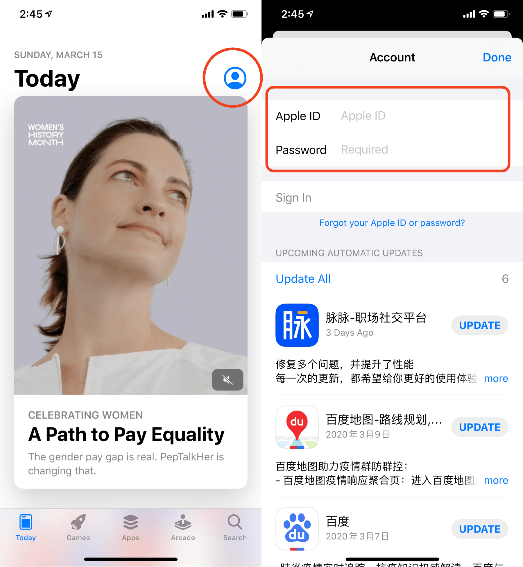 Step2: Switch Apple ID switch-apple-id-2